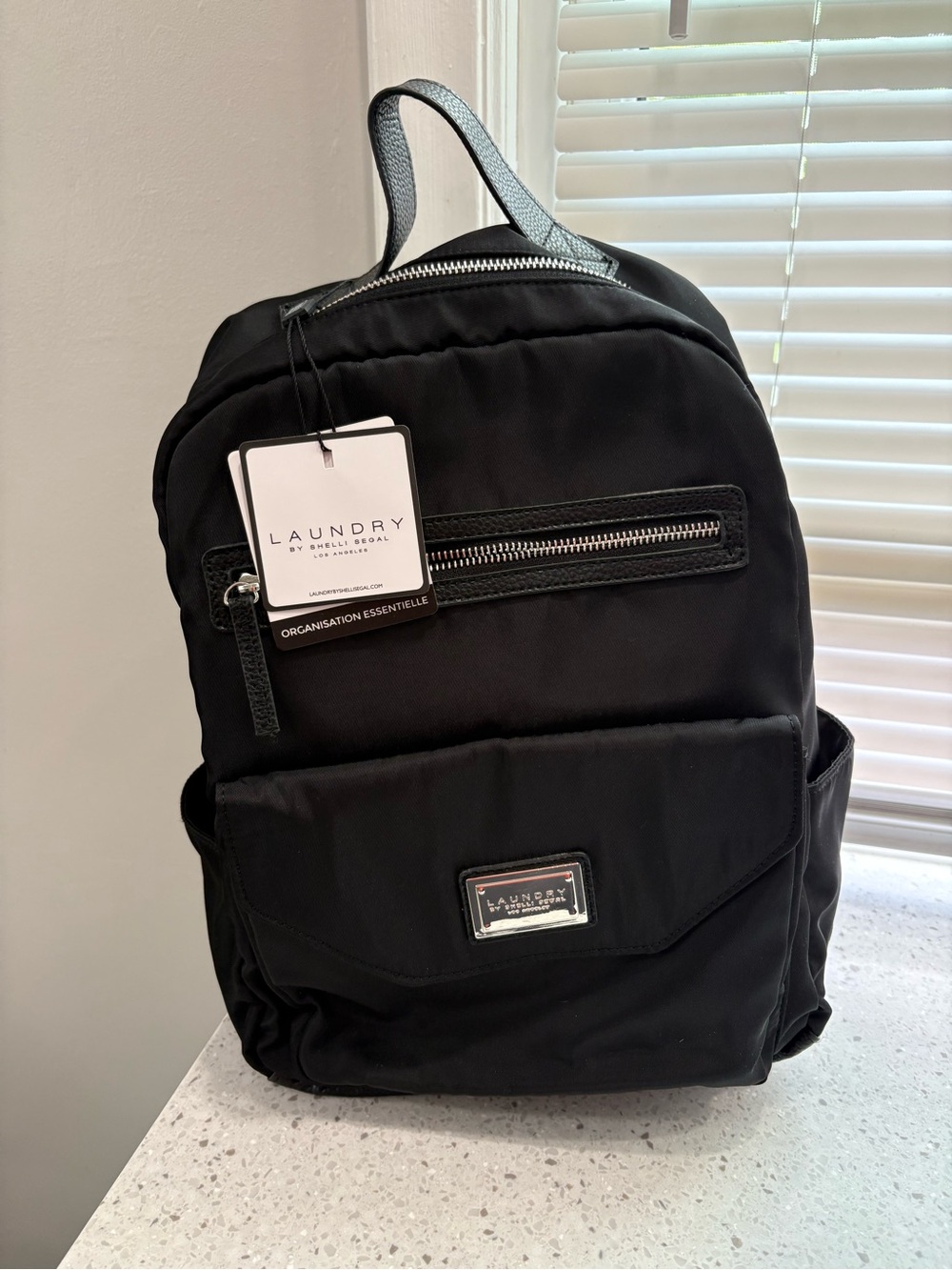 NWT Laundry by Shelli Segal Black Woman’s Backpack Handbag